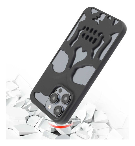 . Funda Mybat Skullcap Para iPhone 15 Pro Max Negra