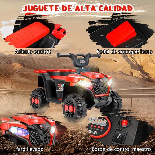 Coche Electrico Montable Carrito Niños Infantil 6v Con Luz