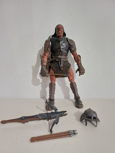 Figura Orco Crossbow Urk-hai Señor De Los Anillos Año 2003 (Usado)