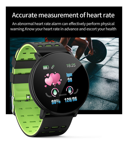 Reloj Lp719: Pantalla A Color, Bt, Ip68, Heart E