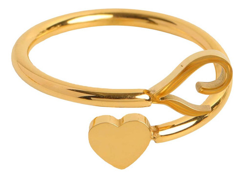 Jz Anillos De Oro Con La Inicial De La Letra E Para Mujeres