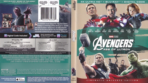 Saga Del Infinito Marvel 4k Blu-ray - 46 Discos Uhd Hdr