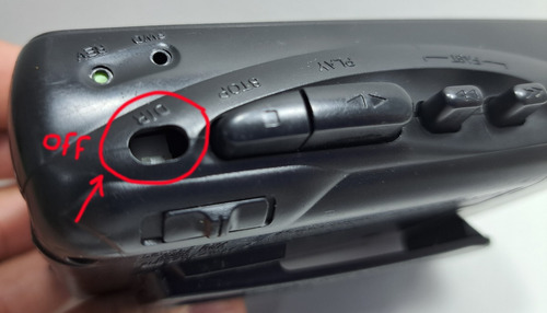 Walkman Gravador Panasonic Rq-l10 ( Funcionando Bem) (Usado)