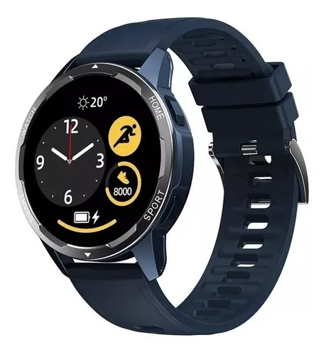 Reloj Inteligente Smart Watch T5 Max Redondo Para Hombre Negro