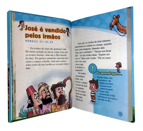 Imagem 5 de 6 de Bíblia Infantil Com 365 Histórias Ilustradas Para Crianças