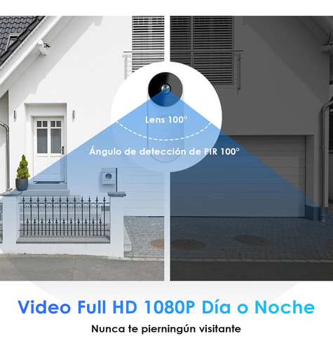 Timbre Easytao 18s Con Cámara 1080p Wifi Batería Recargable