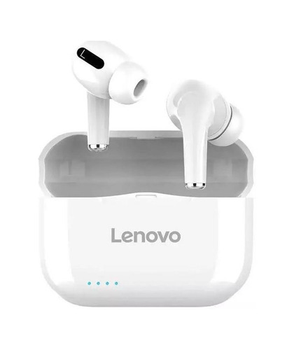 Imagen 1 de 1 de Audífonos in-ear inalámbricos Lenovo LivePods LP1S blanco