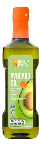 Aceite De Aguacate Better Body Foods 500ml Importado