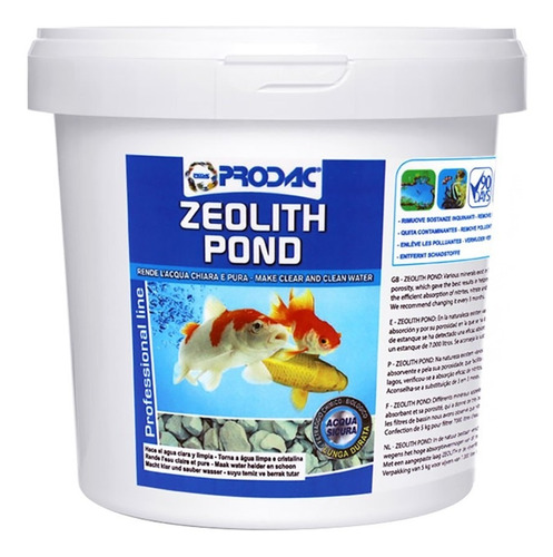 Prodac Zeolite Pond 5kg Filtragem Biológica P Lagos Aquários