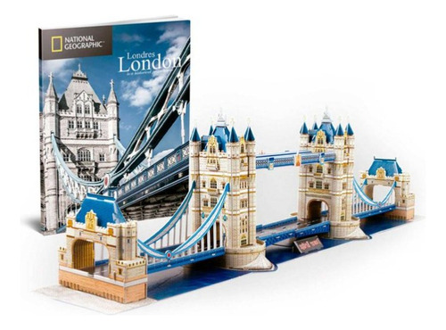 Rompecabezas 3d Puente De La Torre - 120 Piezas Londres