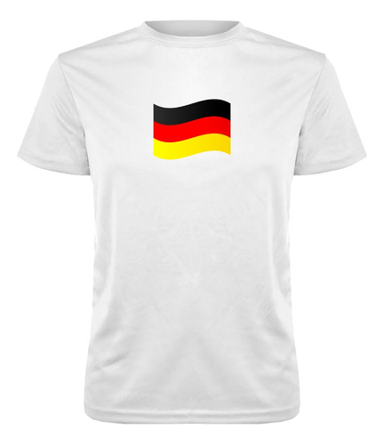 Polera Deportiva Unisex Poliéster Diseño Bandera Alemania