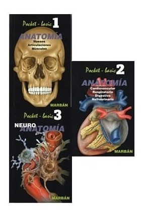 Pocket Basic Anatomia Neuroanatomia 3 Tomos Libros Nuevos