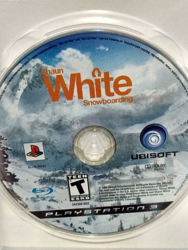 Jogo Shaun White Snowboarding Ps3 M. Física Completo R$49,90 (Usado)