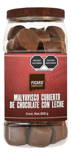Malvavisco Picard Cubierto De Chocolate Con Leche 800 G