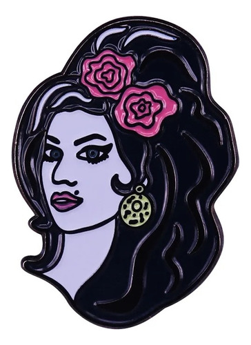 Pin Amy Winehouse Broche Soul Back To Black