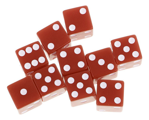 Set / 10pcs Six Sided D6 Digital D\\\\u0026d Rpg De Café