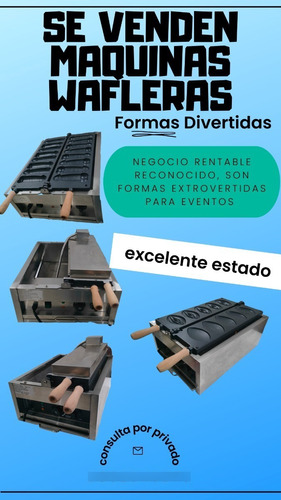 Maquinas Wafleras Industriales