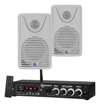 Comprar Som Ambiente Bravox Taramps 2 Caixas Receiver Casa Comercio
