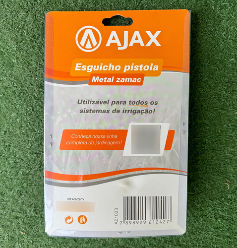 Esguicho Pistola Em Metal Zamac Jato Regar Jardinagem - Ajax