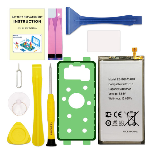 Batlabb Bateria Para Galaxy S10 No Plus Note Instruccion Kit