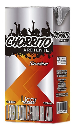 Licor De Aguardiente Chorrito - mL a $36