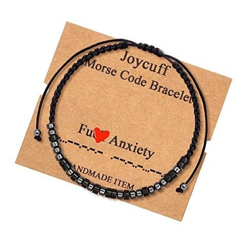 Morse Code Bracelets For Women Men Adolescente Girls 36fs0