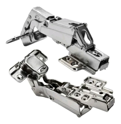 Imagen 2 de 6 de Set 2 Bisagra Cazoleta 165° 35mm Puerta Mueble