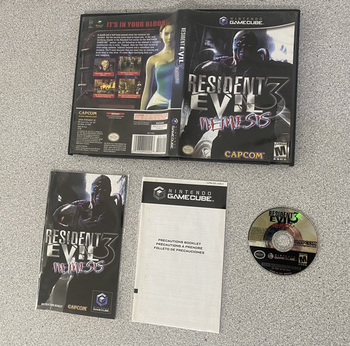 Resident Evil 3 Gamecube (completo) Original Y Funcional (Usado)