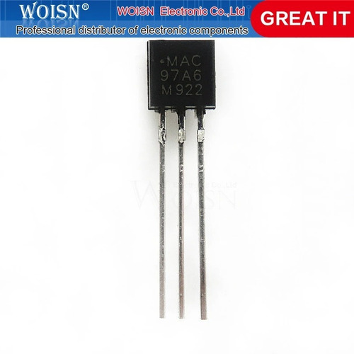 Mac97a6 97a6 To-92 Triacs Thy .6a 400v Triac