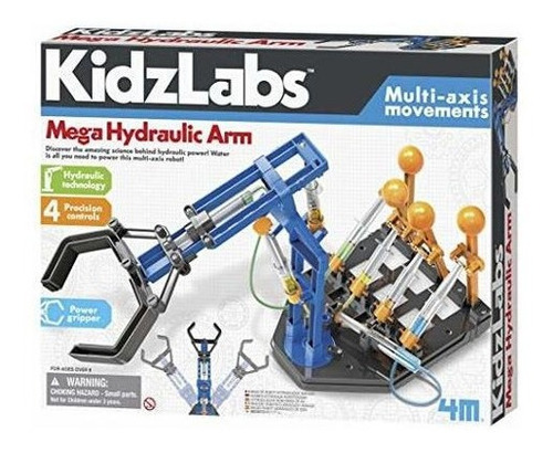 Kit De Ciencia Robotica De Brazo Hidraulico De 4 M Mega