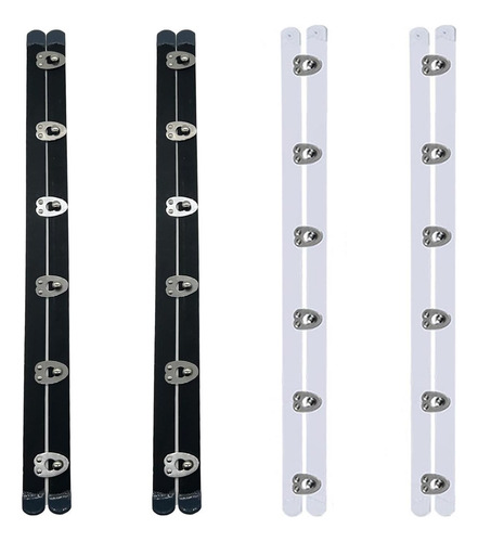 4 Sets Corset Busk Con Botones Plateados Y Soporte Lavado