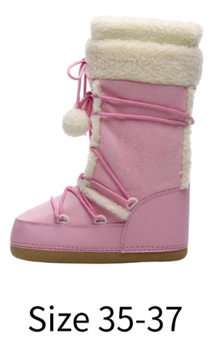 Botas De Nieve De Invierno Para Mujer, Botas Antideslizantes