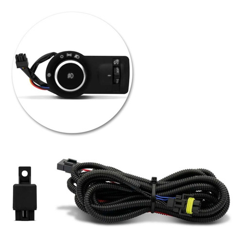 Kit Farol Milha Prisma Joy 2017 2018 2019 Auxiliar Neblina