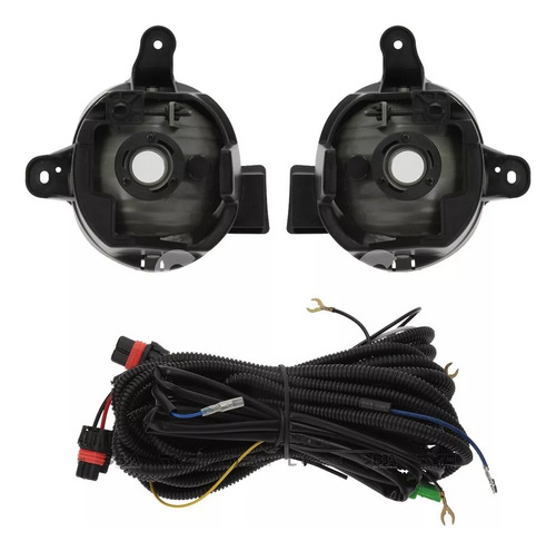 Imagen 3 de 10 de Kit Faro Auxiliar Para Toyota Hilux 2012 2013 2014 2015 Wt