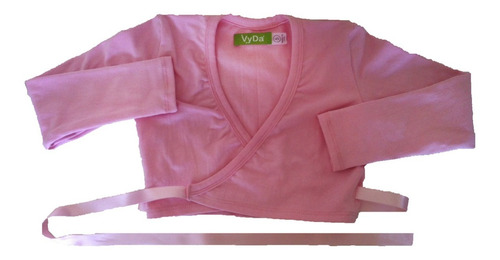 Chaleco Ballet Rosado Cruzado Niña Ballet Talla 3 A 12