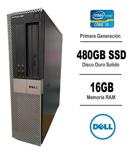 Imagen 4 de 11 de Torre Pc I5 - 16gb Ram - 480gb Ssd - Win10 Para Oficina -980
