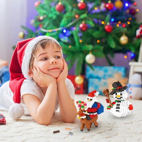 Lontime Juego De Bloques De Construcción Navideños: Nuevo Ju