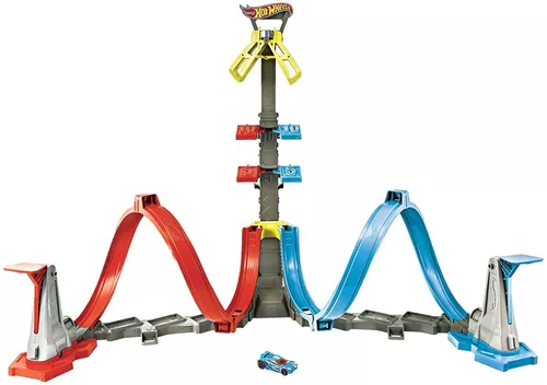 Hot Wheels Track Builder Pista Lançador com Looping Ajustável -  Mattel
