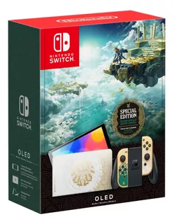 Nintendo Switch Oled Edicion Zelda + 256gb + Chip +120juegos