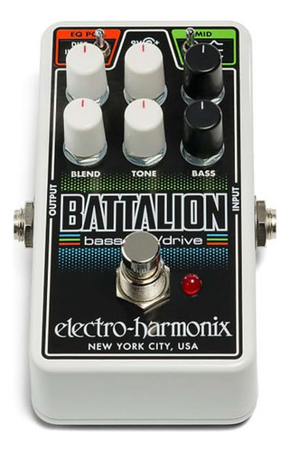 Pedal Preamp Bajo/overdrive Nano Battalion Electro Harmonix