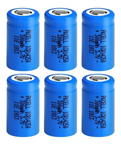 Tamaño 1/2 Aa Icr14250 3.7v 300mah Li-ion Baterias Recarga