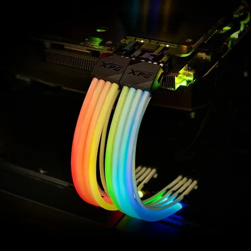 Cable Modding Xpg Prime Extensión Vga Pci-e 8-pin Argb Color