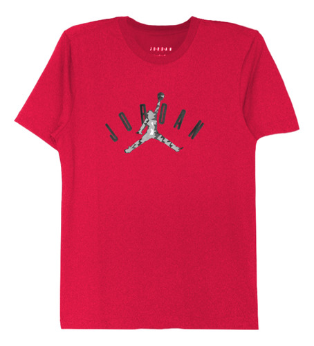Camiseta Jordan Mvp Crew Brand-rojo