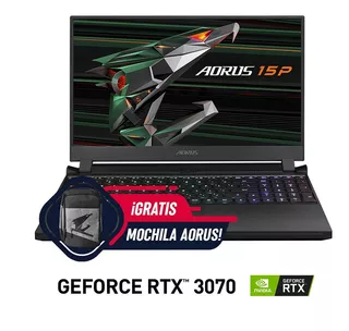 Lap Aorus 15p Rtx 3070 Ci7/32gb/512gb/240hz Nueva + Backpack