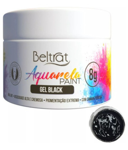 Gel Paint Black 8g - Beltrat