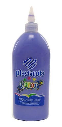 Plasticola Color Violeta Adhesivo 230cc 2115 Canalejas