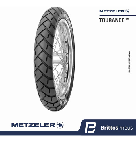 Pneu Moto Metzeler Aro 19 Tourance 100/90-19 57h Tl - Diant