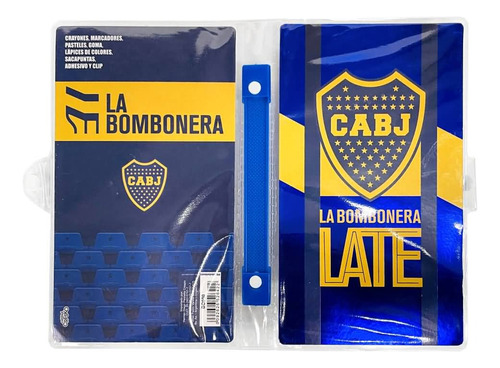 Set De Arte Boca Juniors 40 Piezas Marcadores Cresko