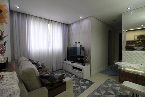 Imagem 2 de 11 de Apartamento Com 2 Dormitórios À Venda, 48 M² Por R$ 275.000,00 - Parque São Vicente - Mauá/sp - Ap1198