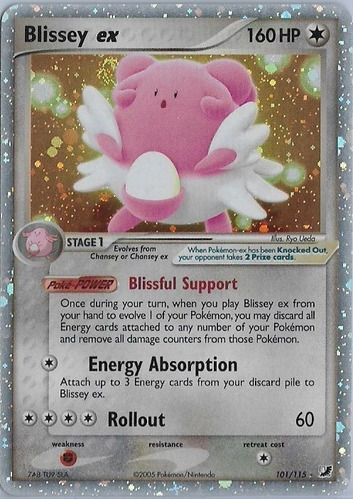 Blissey Ex 101/115 Ultra Raro Pokemon Tcg